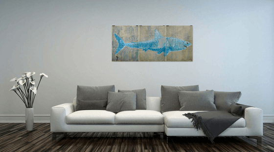 Shark. (triptych)