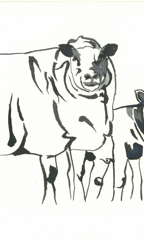 Sheep I Animal Drawing by Ricardo Machado