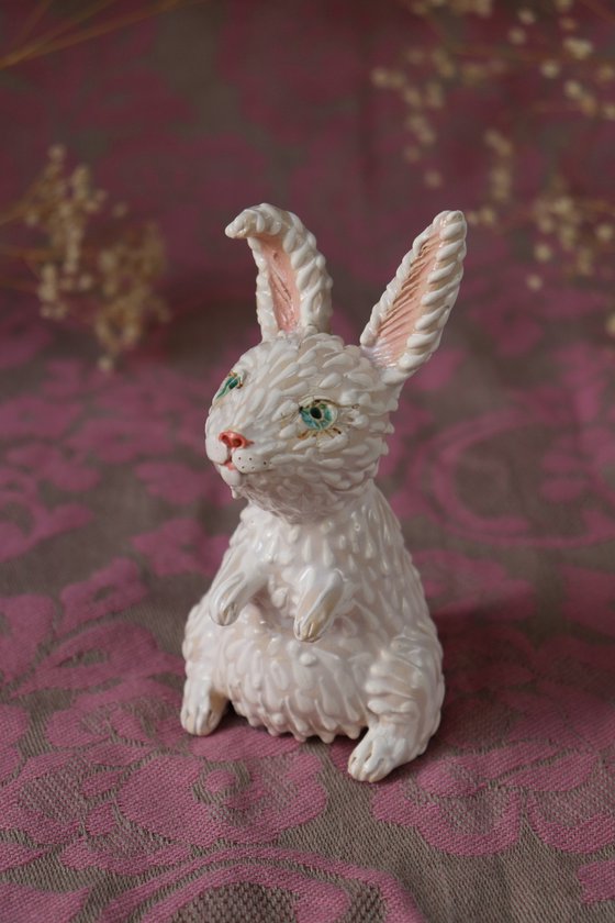 The last Rabbit. Tiny sculpture by Elya Yalonetski