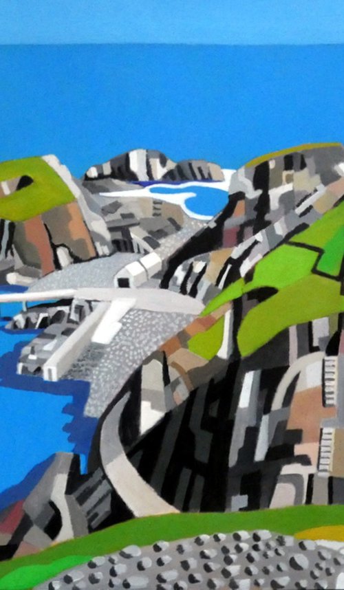 Harbour view, Lundy Island by Tim Treagust