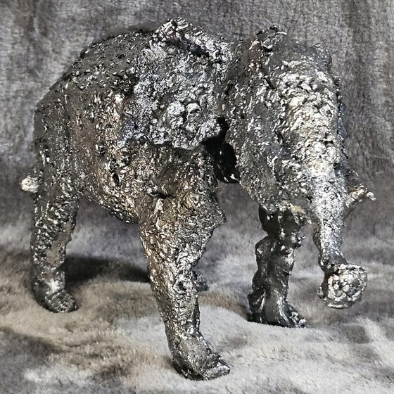 Steel Lace Sculpture – Elephant 50-19