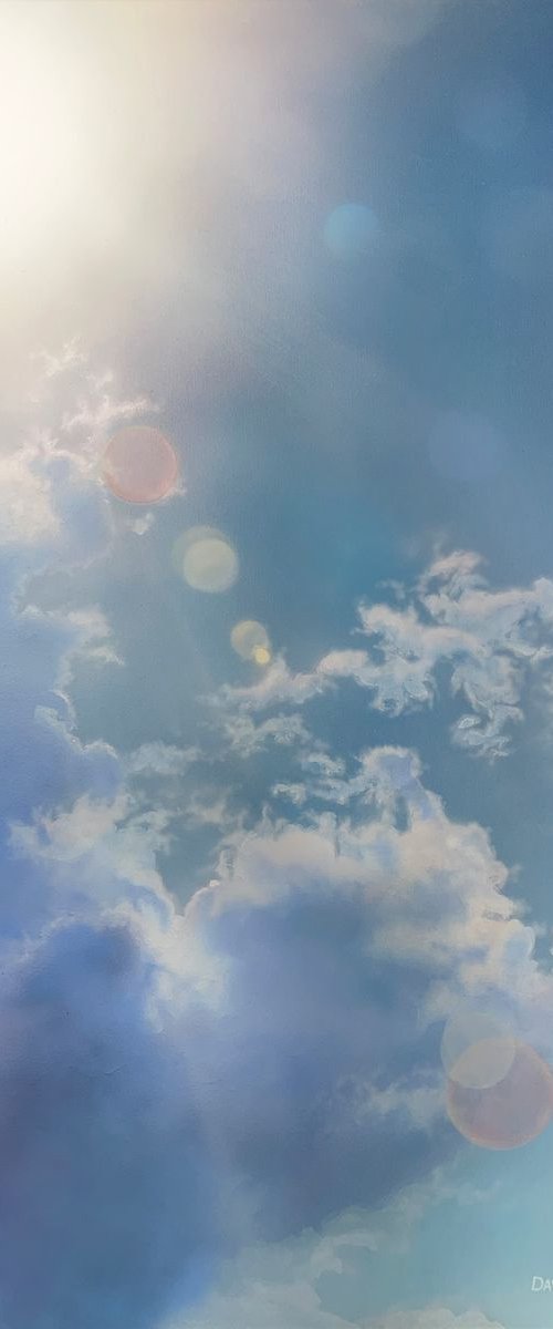 A Particular Slice of Sky (69.5 x 96cm) by David Tracey