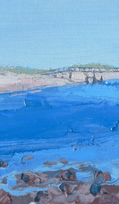 Blue Water and Bridge by Ben McLeod