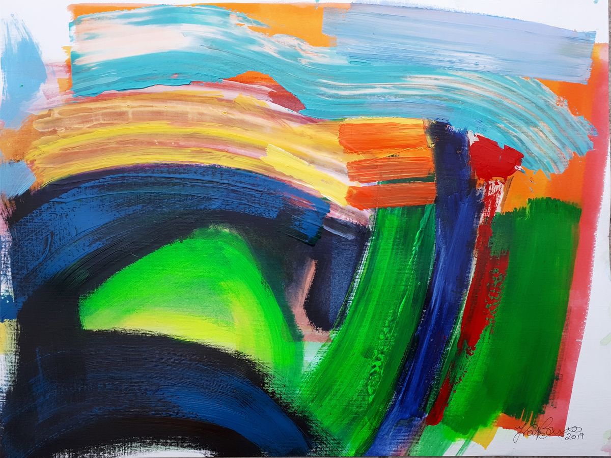  Green Mansions By Frank Barnes, 16 X 12, Artwork For Sale On Artfinder