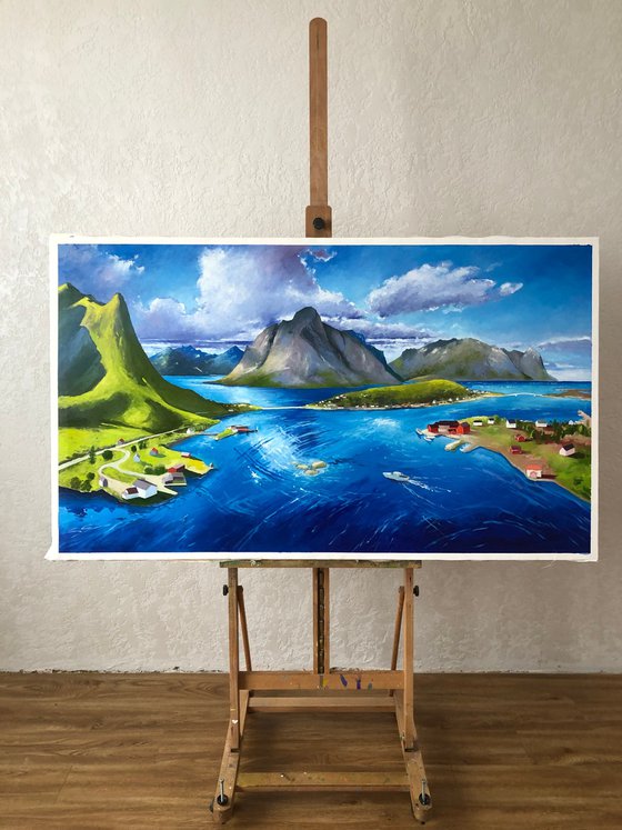 Lofoten Islands. Summer