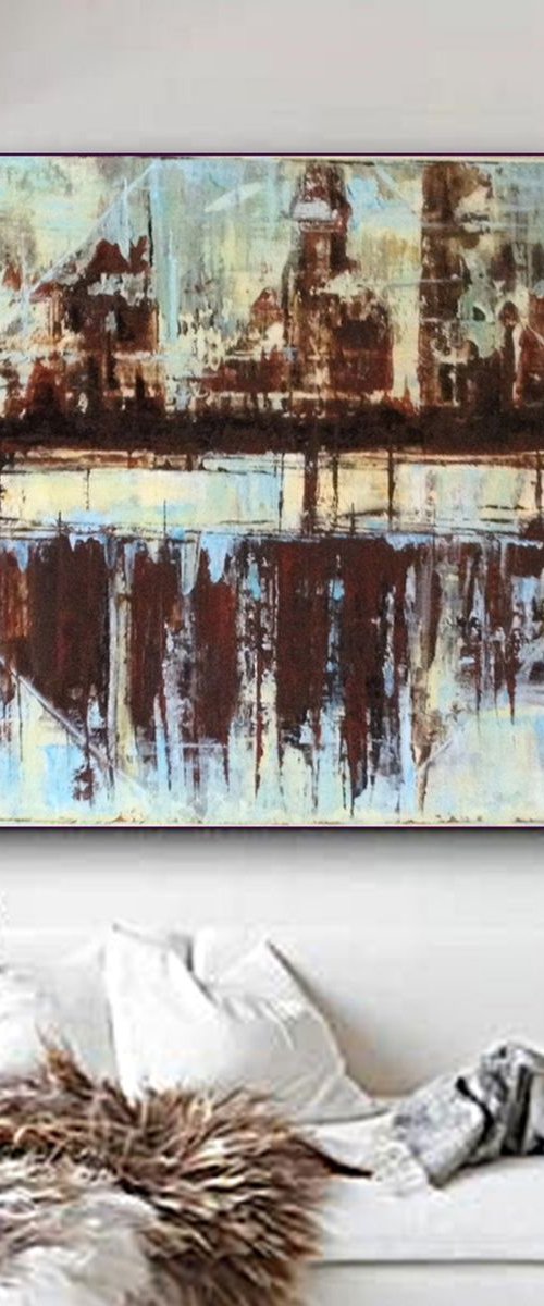 REFLECTIONS 60x60 by Diane Wardman