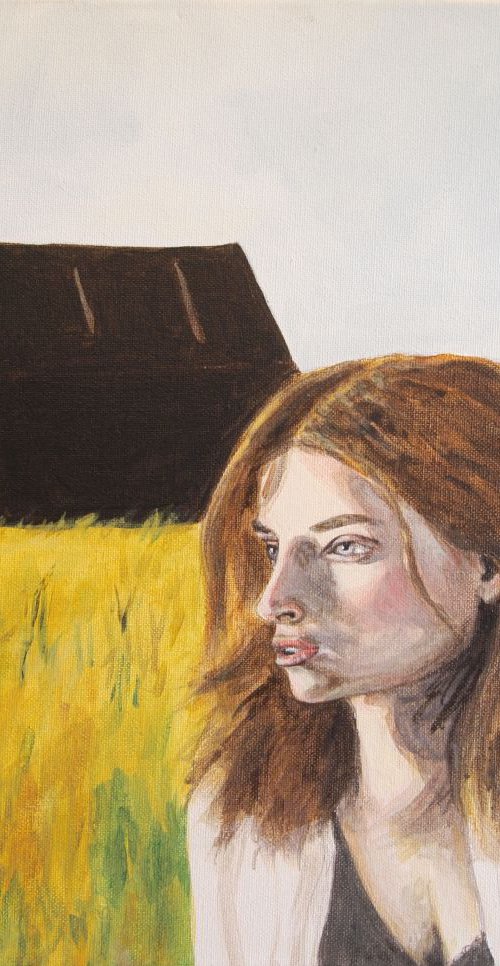 Girl in a Field by Kitty  Cooper