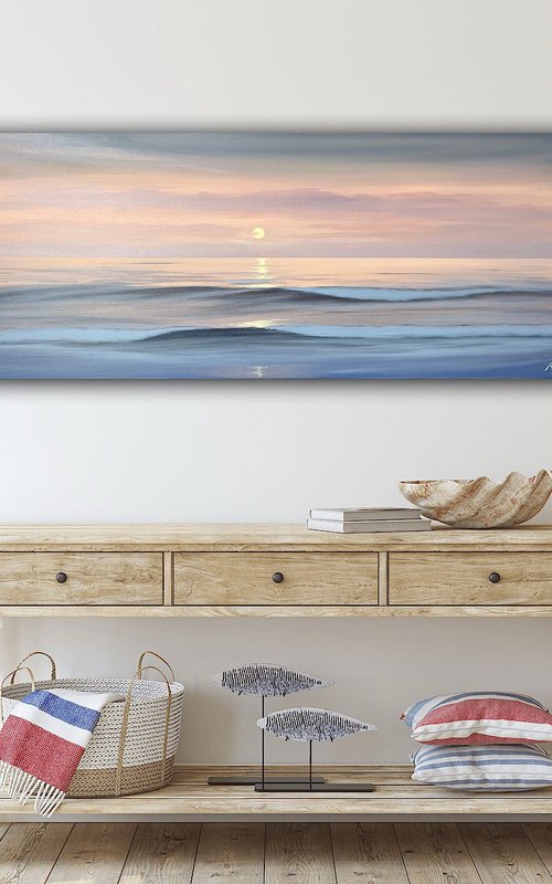 East Coast Moonrise by Eva Volf