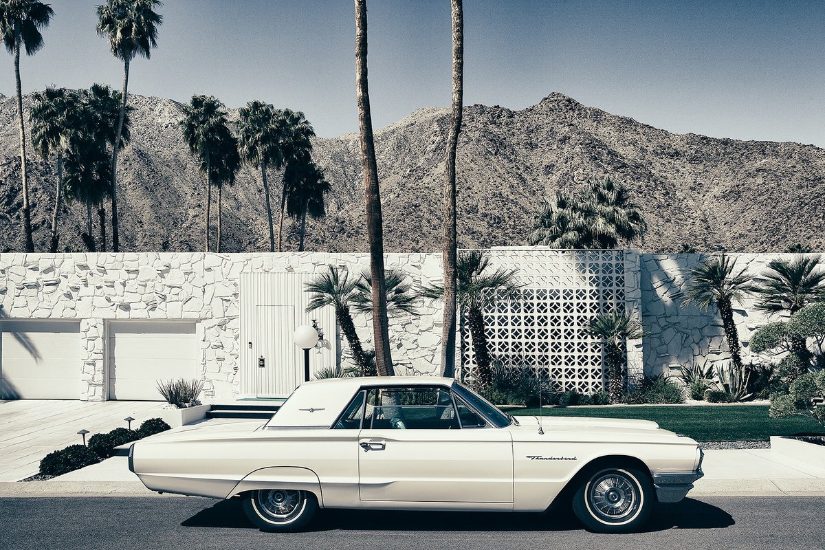 Photorealistic Cityscapes Photograph By Heike Bohnstengel, 24 X 18, Vista Las Palmas #6, Original Artwork