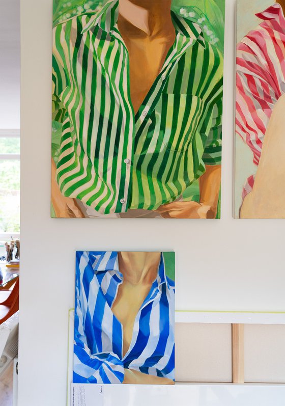 Blue Striped Shirt