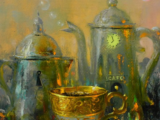 "Coffee house"-2022 Original art