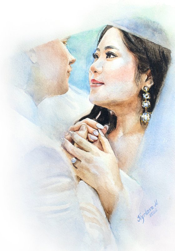 Custom portrait painting