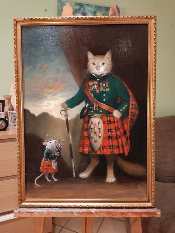 Scottish Cat  🐱 🐭