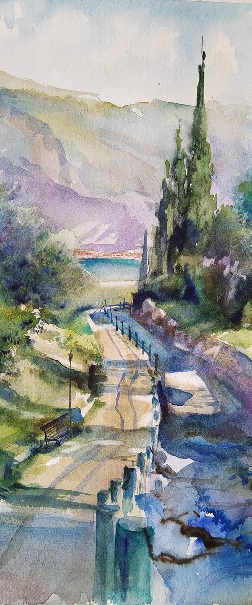 Limone Sul Garda by Irina Bibik-Chkolian