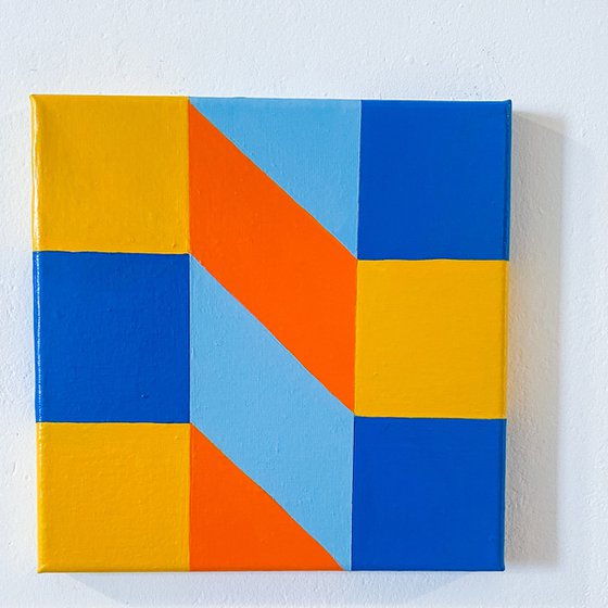 Architecture Blue Meets Orange