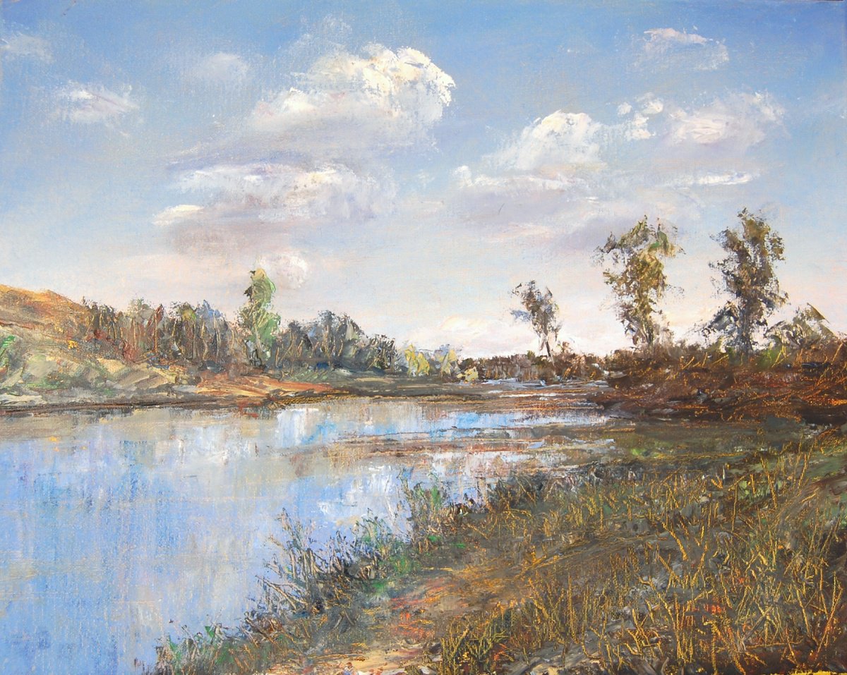 Early spring river by Mikhail Nikitsenka