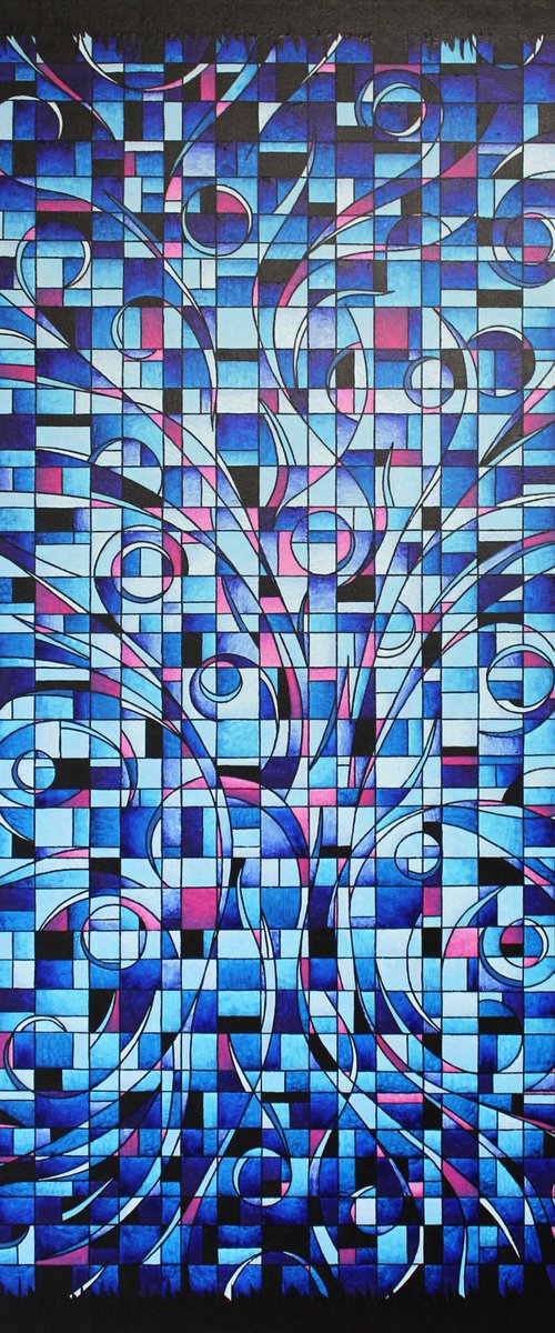 Blue Arboreal Fragmentation by Jonathan Pradillon