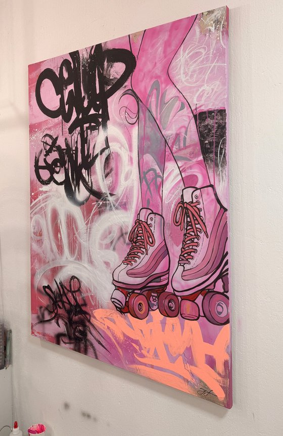 Pink Roller Skates