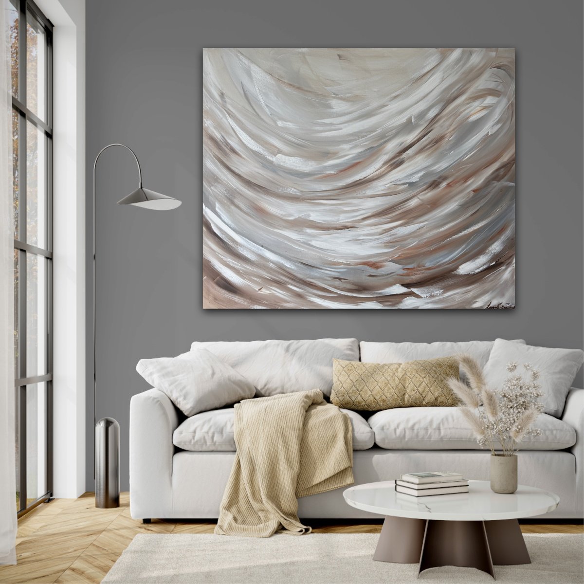 Neutral Tide By Ivana Gigovic, 47 X 39, Artwork For Sale On Artfinder