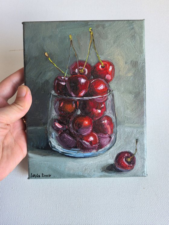 Sweet ripe cherry