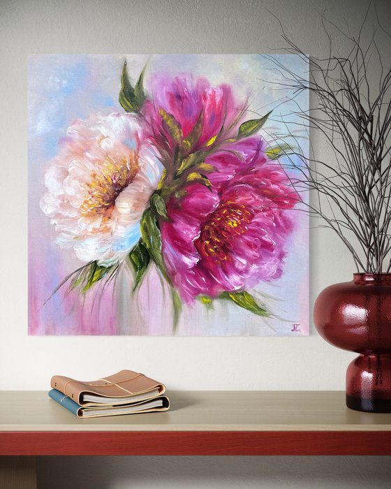 Magic peonies series - With Love