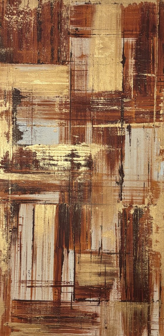 Field of Study Ochre 50x100x2 cm