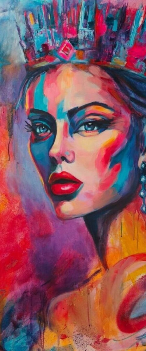 She Who Walks With Fire by Ramona Pintea