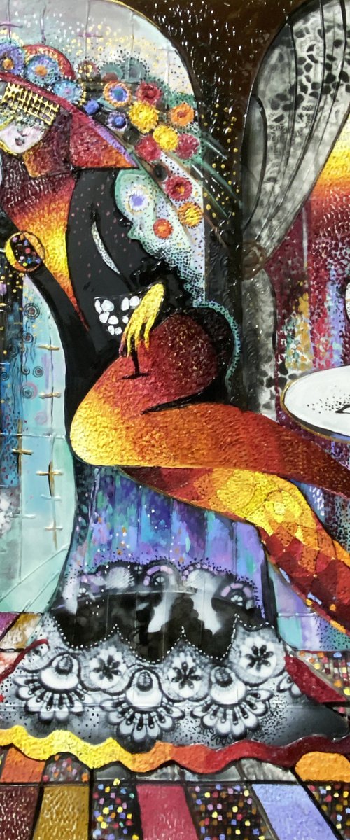 An Evening of Wine and Dreams by Ruzanna Melqumian