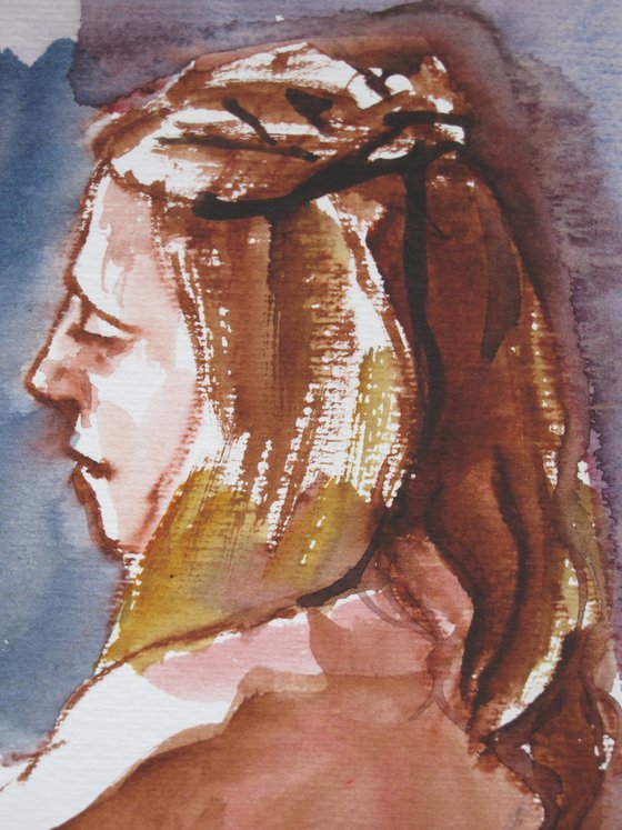 Reclining female nude