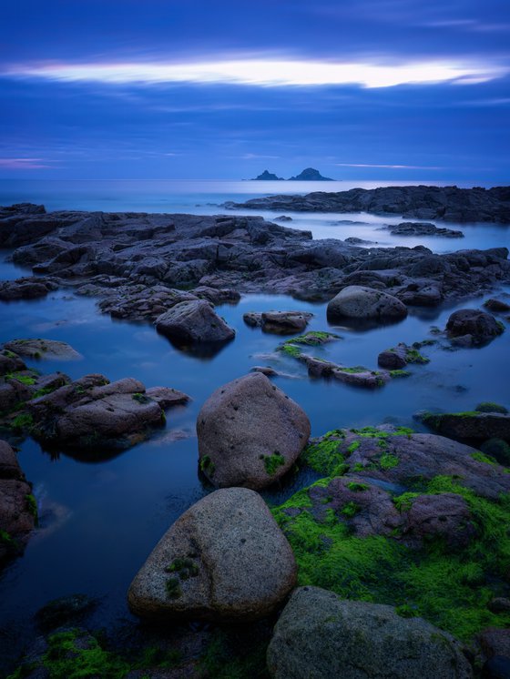 Porth Nanven green weed