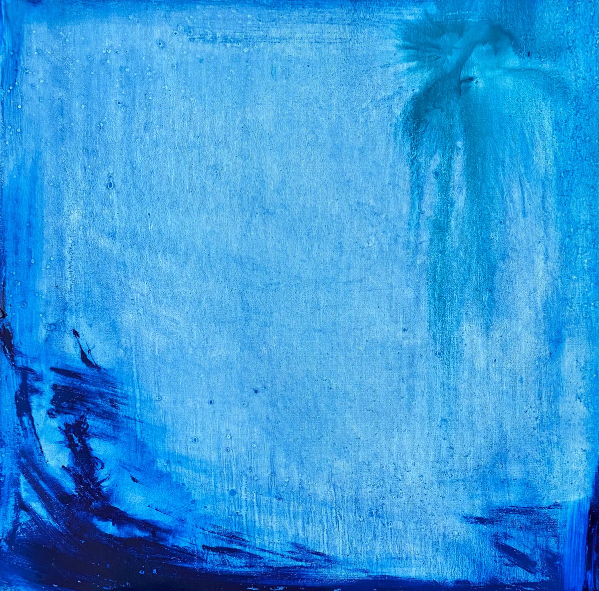 Blue abstract painting 2205202004 by Natalya Burgos