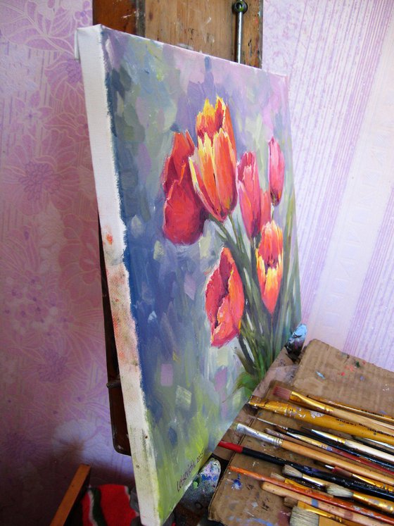 Bouquet of tulips