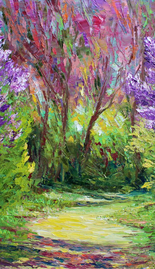 Lilac Garden by Haykuhi Khachatryan