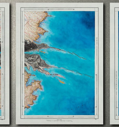 La route sera longue - imaginary maps by Kishkindha