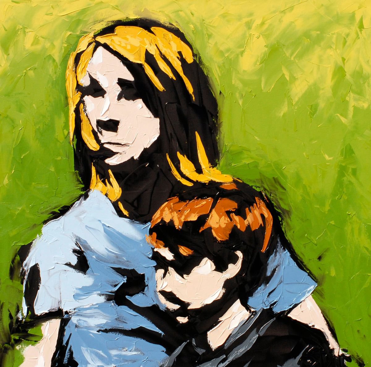 Siblings 3 By Bill Stone, 48 X 48, Artwork For Sale On Artfinder