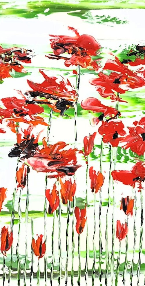 Flora Poppies 5 by Daniel Urbaník