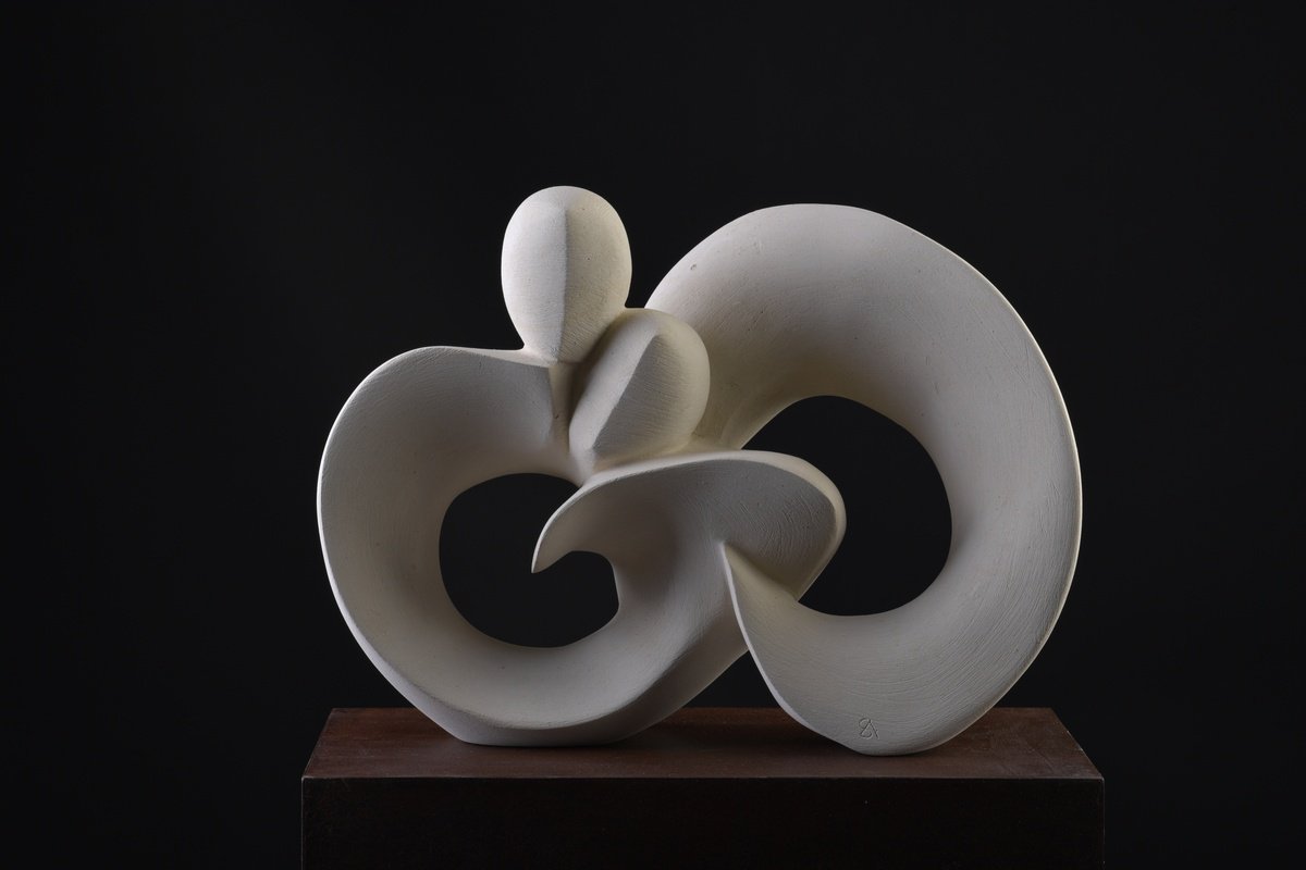 Abstract Stone Sculpture By Andrea Serra, 19 X 16, Passione Dei Sensi, Original Artwork