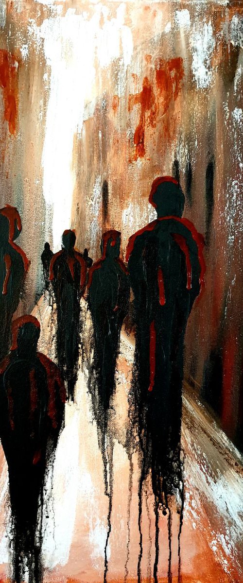 Conscious and Conscience of the Conscientious No 1: March of Shadows by Leezee Lee ( Georgiana L. Nicolae)