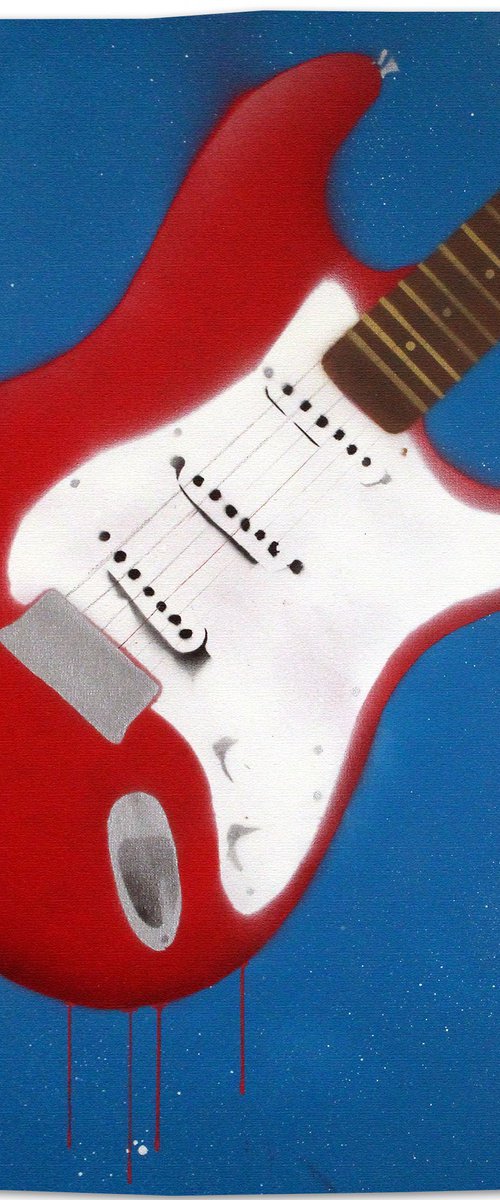 Bleeding guitar (wp). by Juan Sly