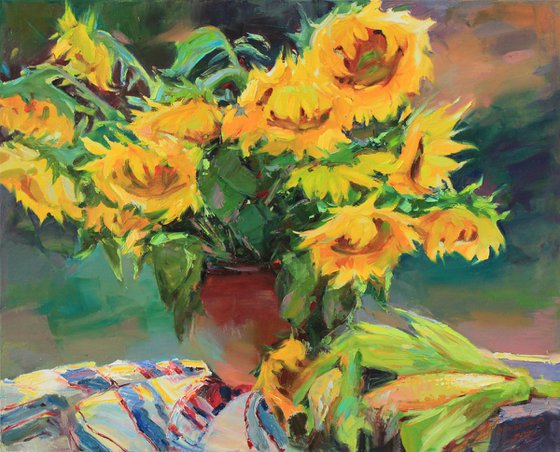 "Sunflower bouquet"