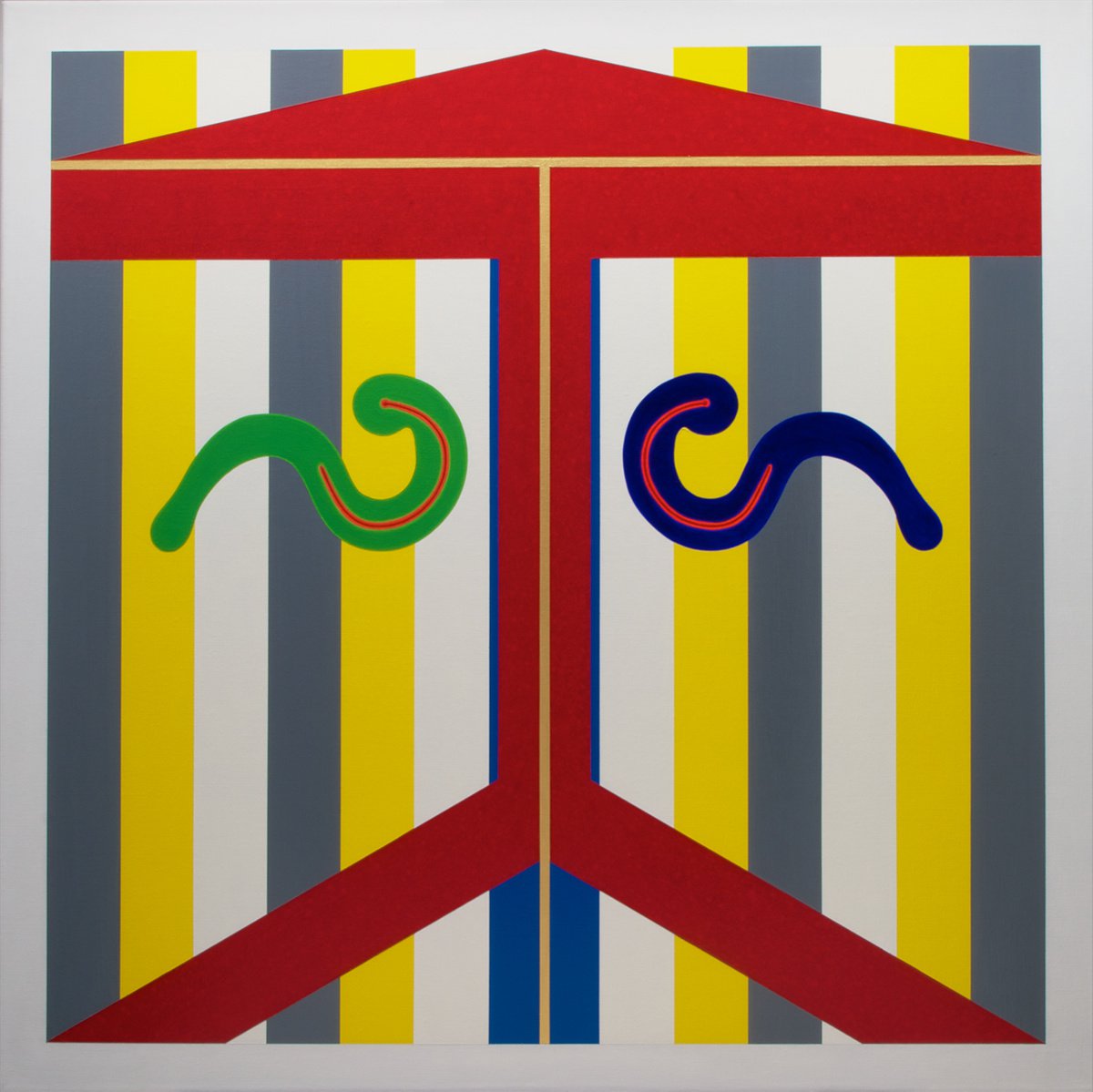 LOVERS Merry-Go-Round: I did NOT say NO, I said MAYBE! - Modern Figurative / Geometric P... by Rich Moyers