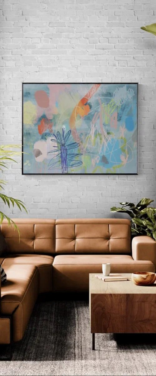 Colorful Botanical Abstract by Sasha Robinson