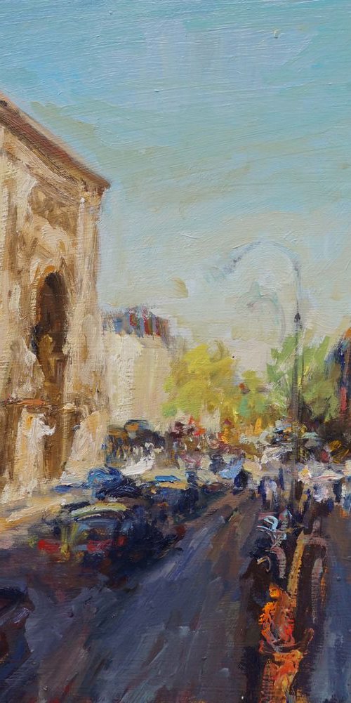 Porte St Denis , Paris by Manuel Leonardi