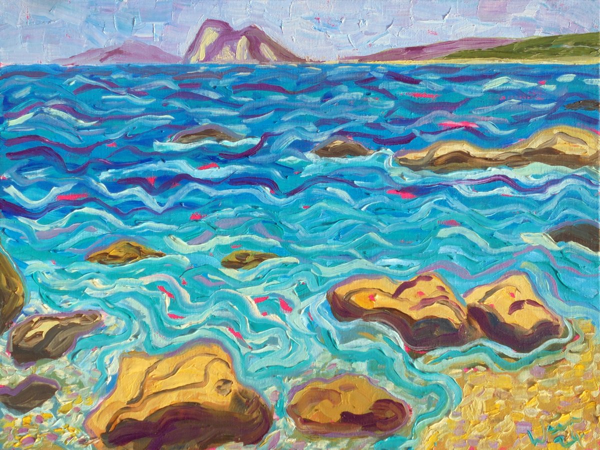 Playa Sardina Seascape by Kirsty Wain