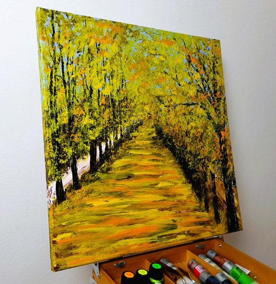 Yellow Prater in Vienna Austria