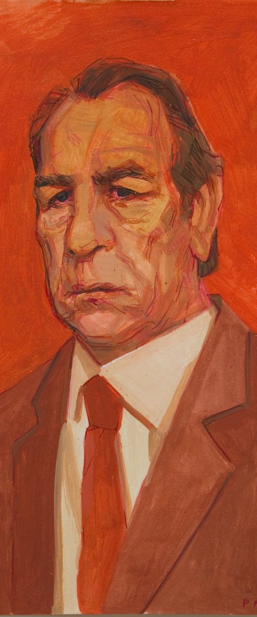portrait of Tommy Lee Jones by Olivier Payeur