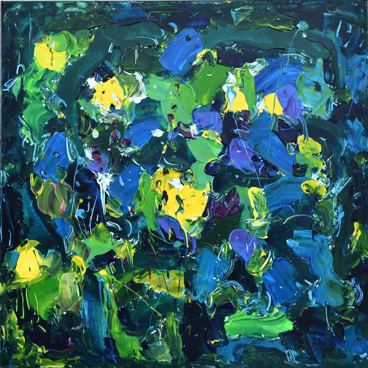 April Tassels By Min Wang, 32 X 32, Artwork For Sale On Artfinder
