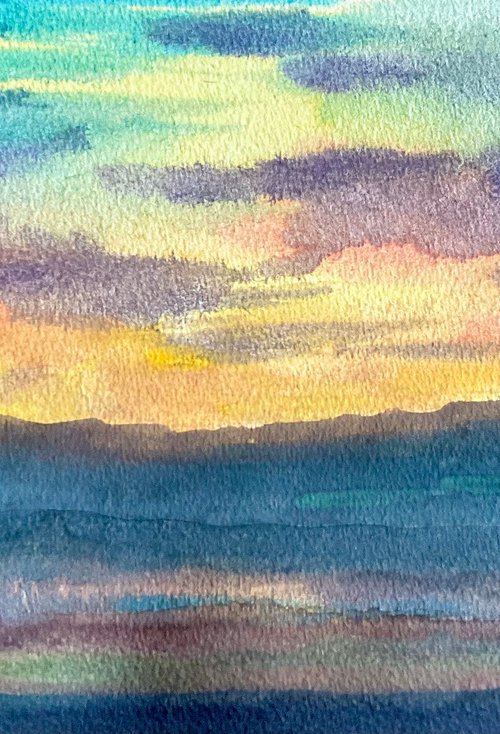 Sunset heath walk by Samantha Adams