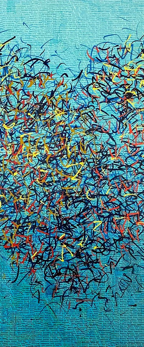 Kind Optimist 76 x 76cm by George Hall