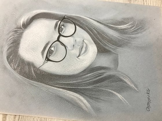 Girl in glasses